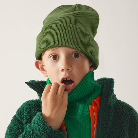 Baby Atlanta Braves Hat Cap Hand Knit Knitted Crochet Baby 