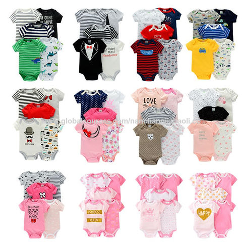 Achetez en gros Manches Courtes Bébé Bébé Barboteuse Coton été Nouveau Bébé  Triangle Nouveau-né Vêtements Chine et Barboteuses à Manches Courtes Pour  Bébé à 1.1 USD