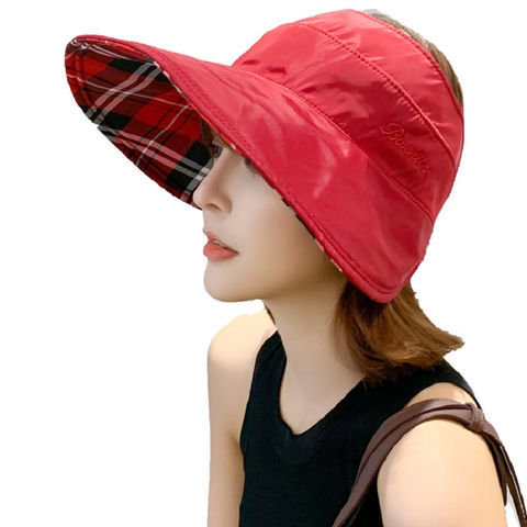 Buy Wholesale China Sunshade Hat Female Sunscreen Hat Cover Face Foldable  Empty Top Sun Hat & Bucket Hat at USD 2.5