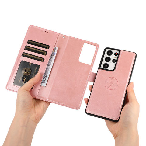 2 In 1 Detachable Magnetic Wallet Leather Flip Case For Iphone 11