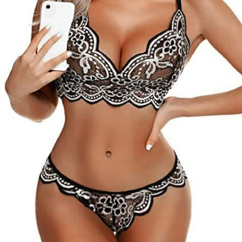 2022 New Hot Women's Underwear Sets Sexy Lingerie Set Sheer Lace Bra And  Panty Set Oem - Buy China Wholesale Women's Underwear Sets $4