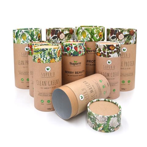 Buy Wholesale China Food Grade Custom Eco Friendly Cardboard Tube Packaging  Paper Box For Coffee And Tea Packaging & Tube Packaging at USD 0.99