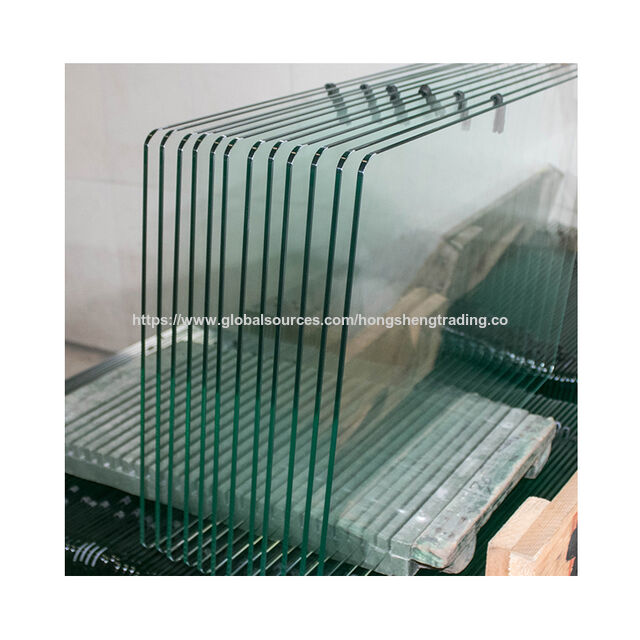 Pabrik Kaca Float Bening untuk Dinding/Partisi, Kaca Laminated Ekstra Bening Low Iron