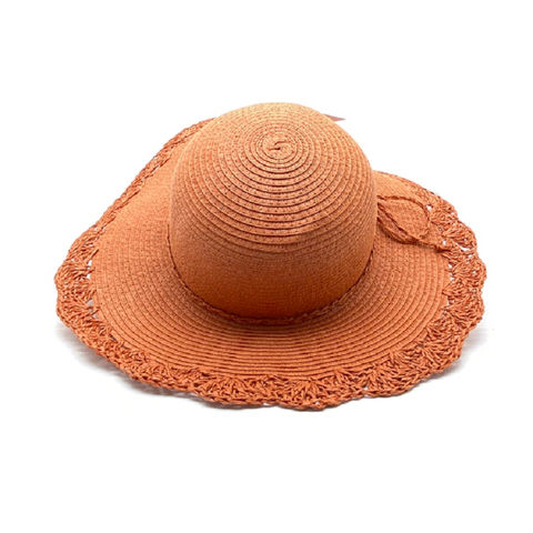 Wide Brim Straw Summer Fishing Hat 