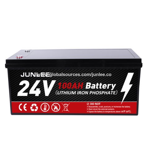 Buy Wholesale China Deep Cycle Life Lithium Battery 24v/25.6v 100ah Lifepo4  Battery Packs For Solar Inverter & Lifepo4 24v 100ah at USD 366
