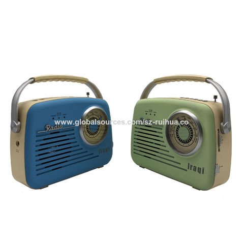 Radio Vintage Retro Recargable Usb Am/fm Bluetooth Sd