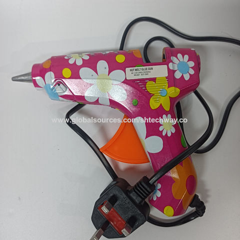 Buy Wholesale China 20w Pink Hot Melt Glue Gun Use In Diy And