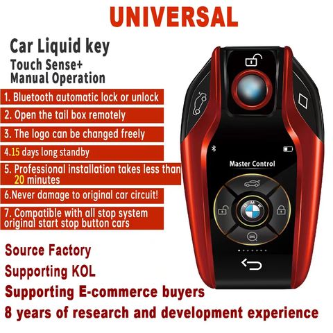Buy Wholesale China Smart Touch Screen Car Smart Best Selling Keyless ...