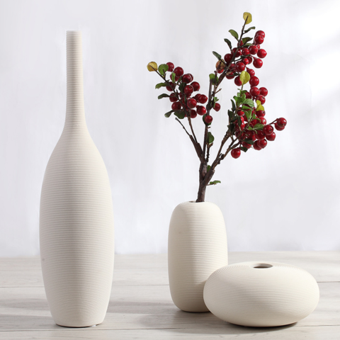 Buy Wholesale China Ceramic Vases, Plain Burning Stripe, Creative Home ...