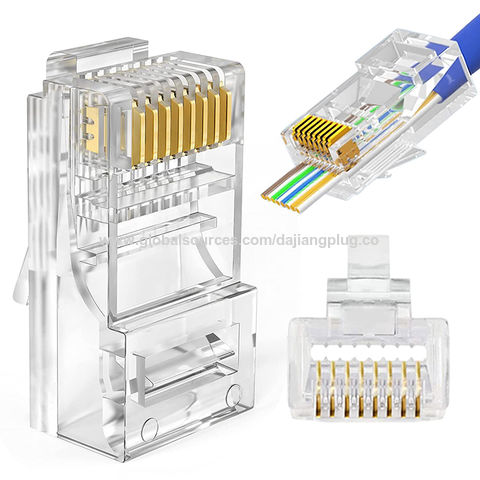 Conector RJ45 macho / x2 RJ45 hembra > cables / conectores red > cable /  conector informatica > cables y conectores > cat5 > conector rj45 cat5