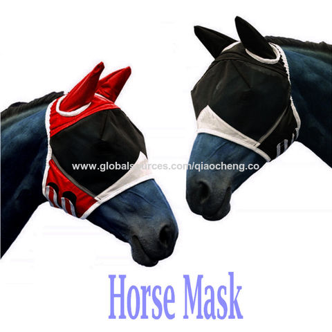 EQuest Masque Anti-mouches pour Chevaux, L-FULL - Pour EQuest Masque Anti-mouches pour Chevaux, L-FULL - Pour