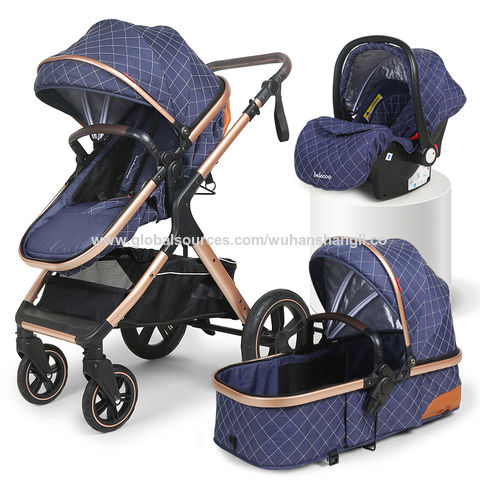 Wholesale In Stock Hot Mom Stroller Set On Sales baby stroller light weight  pram foldable pram 3 In 1 From m.