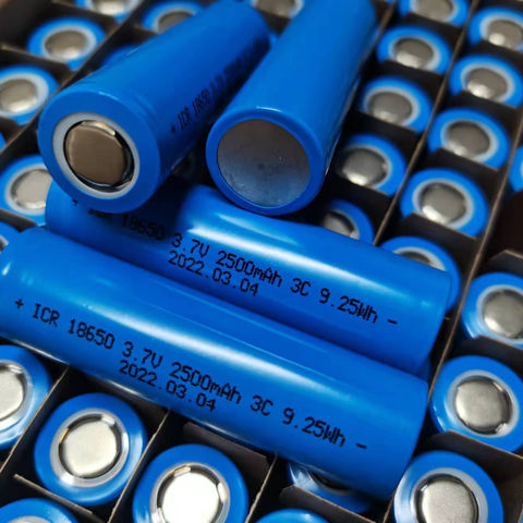 Buy Wholesale China Lithium Battery 18650 3c 3.7v 2500mah 2600mah  Rechargeable Li-ion Battery For Ev[gpe] & 18650 Battery at USD 1.25