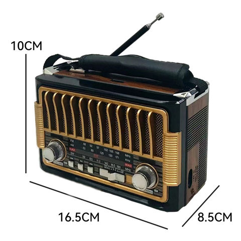 110 Vintage Radio + 150 Retro Radio Bluetooth and Solar