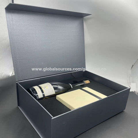 Caja de vino plegable - Solución de embalaje para transporte de botellas
