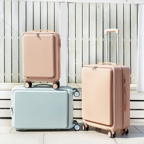 Trolley Case Ultralight Luggage Large Capacity Universal Wheel 20 Inch Boarding The Chassis 25 Inch Holdall Suitcase Hardcase Expandable Travel Bag Color : B, Size : 553524cm Qzny Suitcase