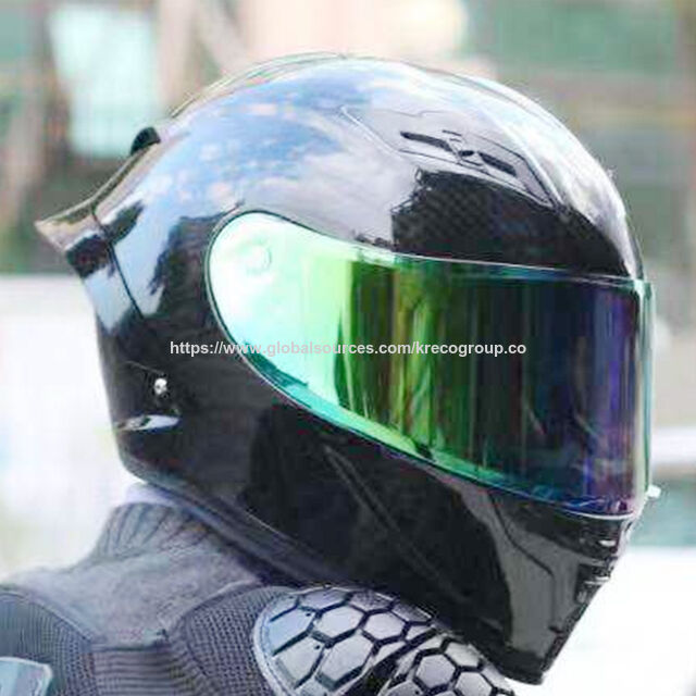 full face helmet on a trike motorcycle KYPARA with Internal Tinted Visor & DOT Approved for Moped ATV Cruiser Scooter (White Samurai Spirit, Large) : Automotive free technology Full Face Oem Helmets, Motorbike