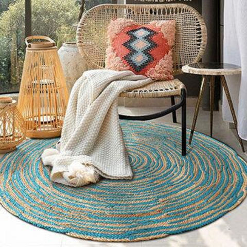 Natural Fiber Round Collection Handmade, Best Round Area Rugs