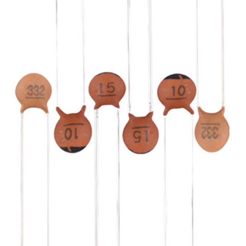 Ceramic Disc Capacitor With 50 To 500V DC Working Voltages And Low ...