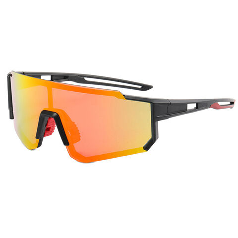Unisex glasses. Square and polarized sports sunglasses for outdoor sports 