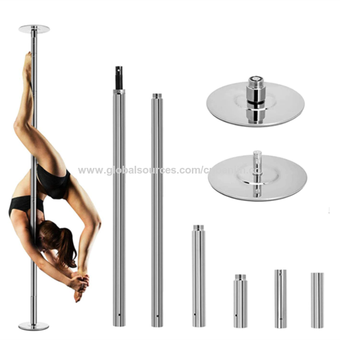 8.5 ft/9 Ft Extendable Spinning Dance Pole Static Dancing Height-Adjustable 