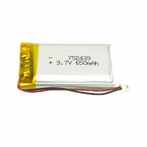 Buy Wholesale China Rechargeable 752439 650mah 3.7v Rechargeable ...