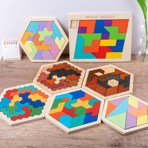 Wooden puzzles for store sale