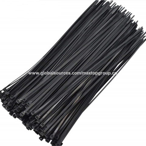 Black Self-Locking 1000pcs 3x100mm Nylon Plastic Zip Wrap Cable Tie Wire 