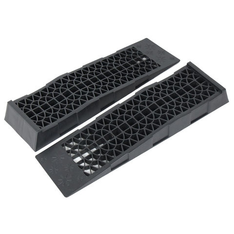 2 Pack Car Service Ramps Low Profile Plastic 3 Ton Race Truck Ramps for ...