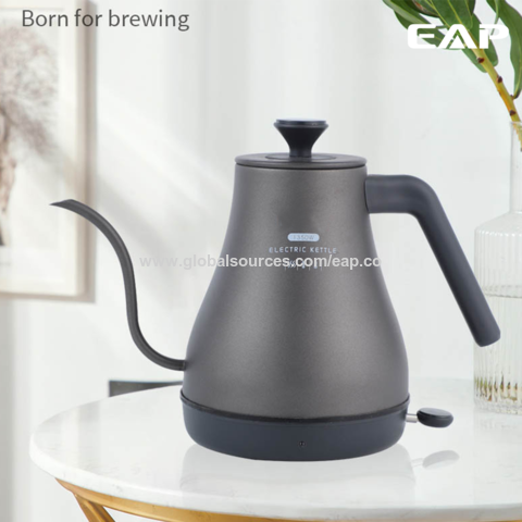 Retro Electric Kettle 304 Stainless Steel Household Appliances 1.5l  Portable Travel Water Boiler 1500w European Style Coffee Pot