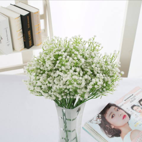 Babys Breath Artificial Flowers, Gypsophila Real Touch Flowers For