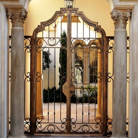 Design 6 12th Scale Wrought Iron Effect Gate 