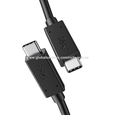 C-USB C USB 40 Gbps USB4 Thunderbolt 4 Cable con carga 100W y vídeo 8K
