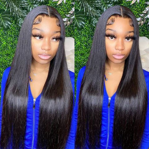 30 inch straight lace front wig