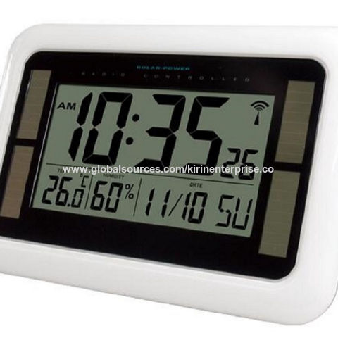 Compre Reloj De Pared Digital AtΓ³mico, Reloj Radiocontrolado Con