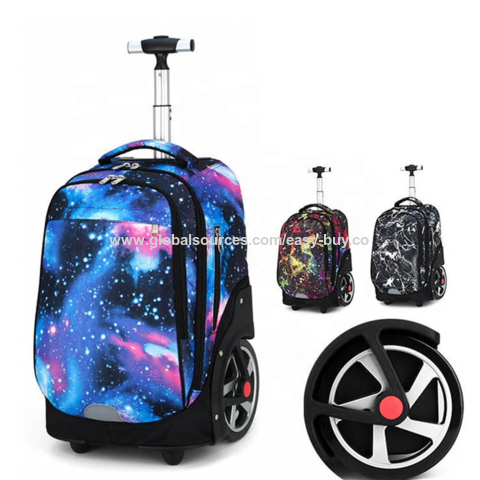 Children School Trolley Bags Wheels - Student High Capacity School Bag  Backpack - Aliexpress