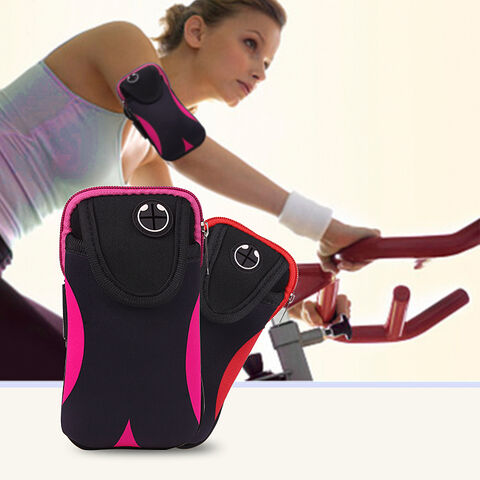 Brazalete para correr para teléfono móvil, bolsa de gimnasio para