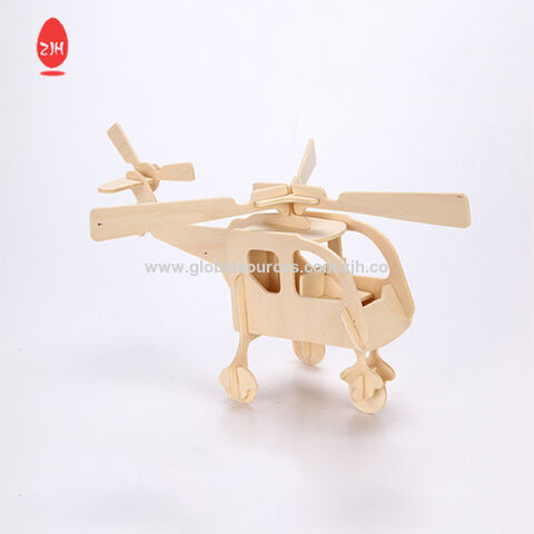 Wooden DIY Airplane Kids Puzzles Helicopter School Projects Experiment Kits  Science Toys For Children Education - AliExpress
