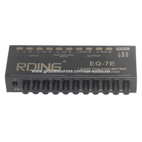 Buy Wholesale China 7-band Pre Equalizer Car Audio Eq Automobile Pre Amp & Car Eq Equalizer Pre Amp at USD 8.5 | Global Sources