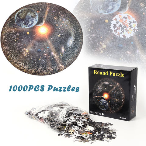 The Moon Puzzle 1000 Pieces Games Children Kids Challenging Jigsaw Puzzles Toys 