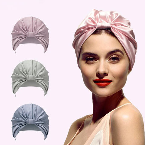 Source Silk Hair Bonnet 6A 100% Mulberry Silk Designer Bonnets