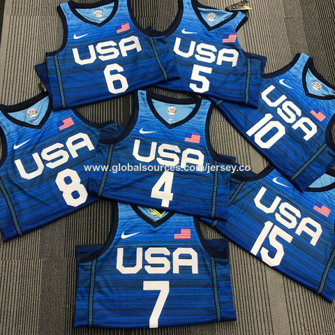 Bledy Jizni Vzprimeny Usa National Team Basketball Jersey Veta Pojisteni Ucinek