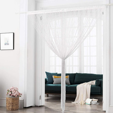 Decorative Door String Curtain Bead Wall Panel Fringe Window Divider Blind  - China Wholesale Door Curtain $5 from Hangzhou Xingfeng Textile Arts Co.  Ltd