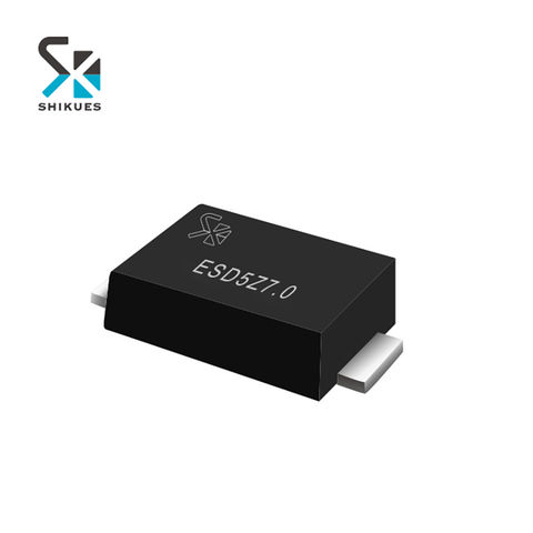 SHIKUES Bipolar TVS ESD5Z7.0 7V 10mA 400W SOD-523 Surface Mount ...