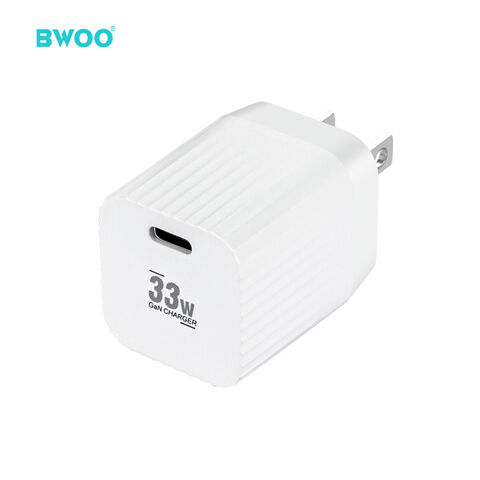 Buy Wholesale China Bwoo New Arrivals Gan 33w Pd Usb C Chargeur Mobile  Portable Charger Adapter Pd 30w Gan Charger & Gan Charger at USD 6.9