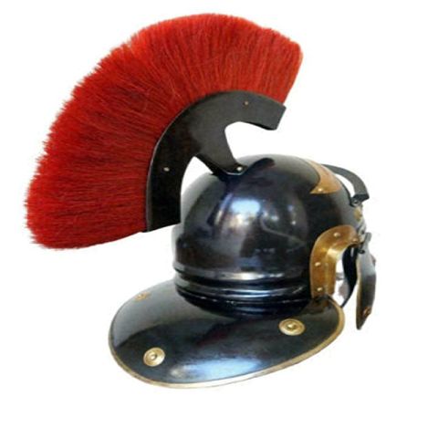 Casco espartano del rey romano medieval Leonidas 300 con casco de película  con rojo ciruela : : Juguetes y Juegos