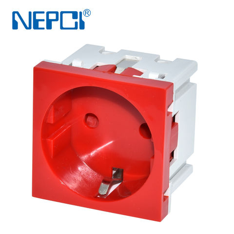 Deutsche Steckdose Modul Typ F Schutzkontaktsteckdose for sale at factory direct price