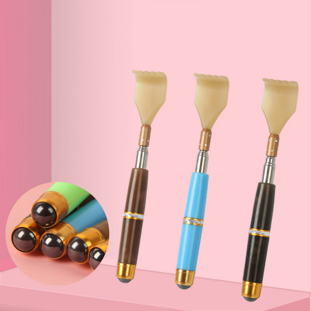 Tragbarer, praktischer, teleskopischer Rückenkratzer mit Kralle, ausziehbarer Rückenmassager, verstellbare Kitzelwerkzeuge for sale at factory direct price