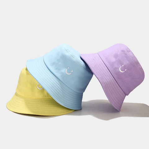 Bucket Hat Beach Sun Hat For Women Men Summer Travel Custom Logo