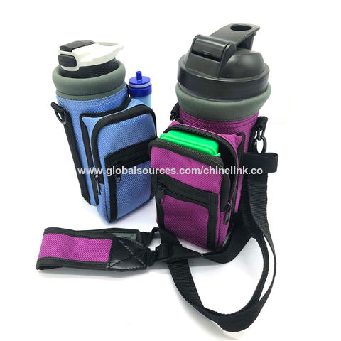 Promotional Customized Water Bottle Holder with Carabiner